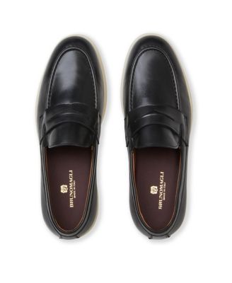 Men's Ettore Leather Penny Loafers