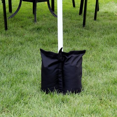 Polyester Sandbag Canopy Weights - Black - Set of 4