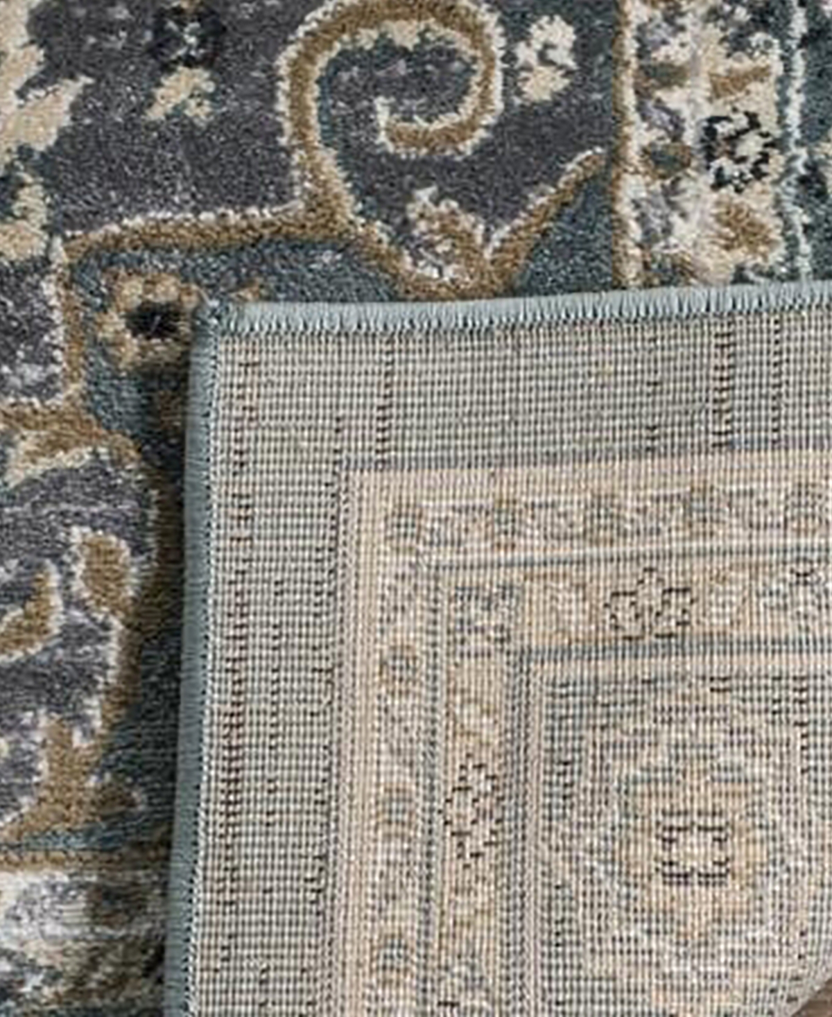 Safavieh Lyndhurst LNH338 Teal and Grey 2'3
