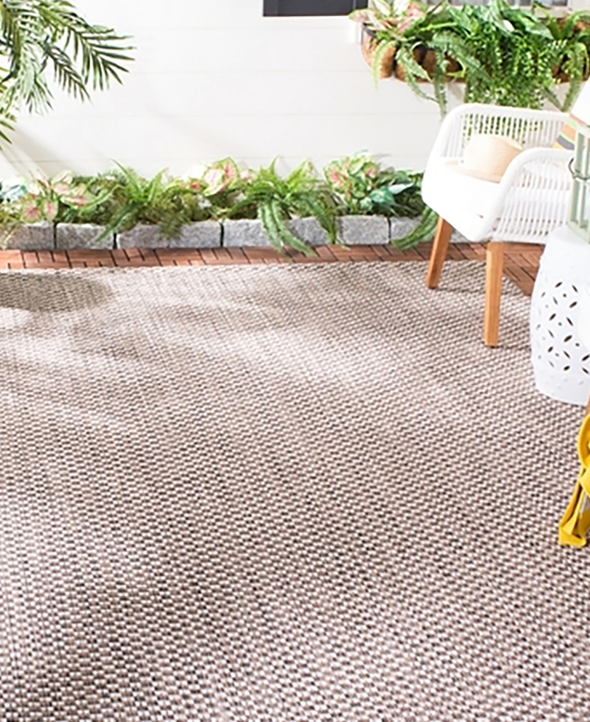 Safavieh Courtyard CY8653n and Light Gray Sisal Weave Outdoor Area Rug