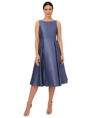 Adrianna Papell - Boat-Neck A-Line Dress