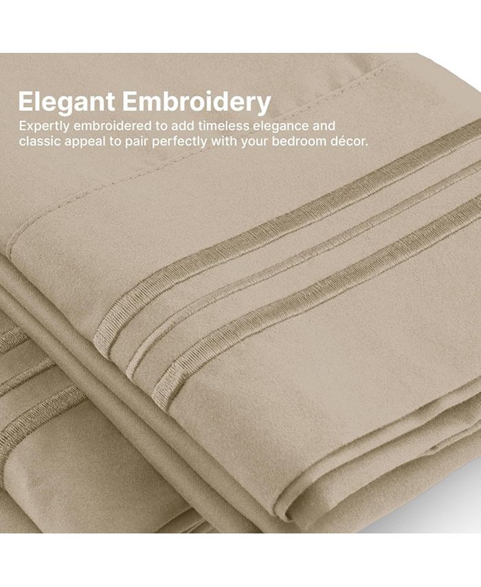 CGK Unlimited Microfiber Sheet Set 18" 24" Inch Extra Deep Pocket