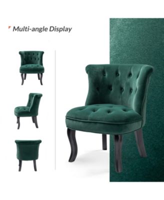 Upholstered Paolino Accent Chair with Button-tufted Back