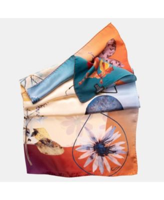 Cristina - Hand Rolled Silk Foulard for Women