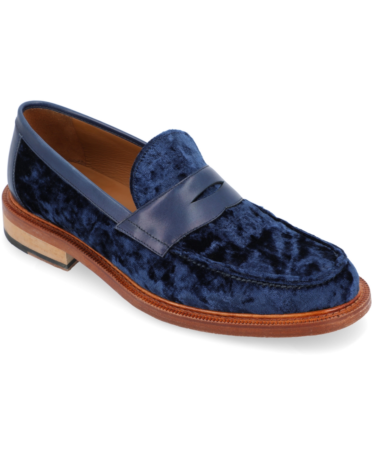 Shop Taft Men's The Fitz Slip-on Penny Loafer In Deep Azure