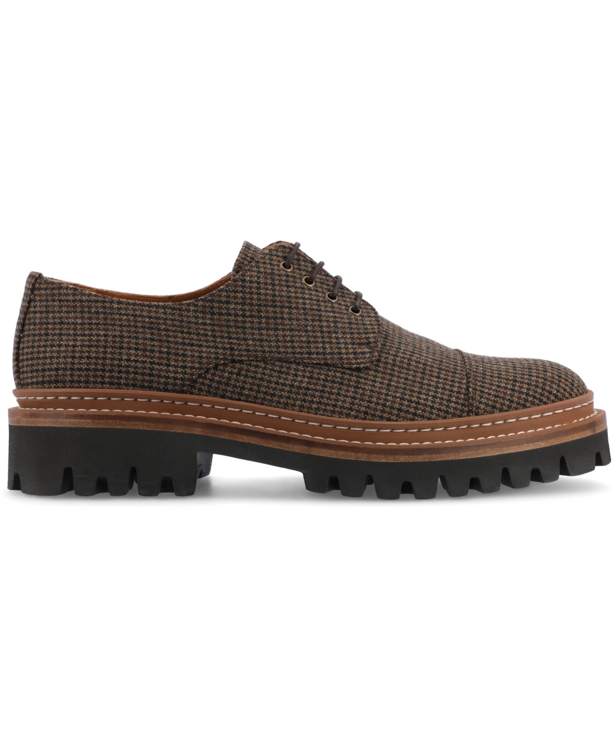 Shop Taft Men's The Country Cap-toe Shoe With Lug Sole In Espresso