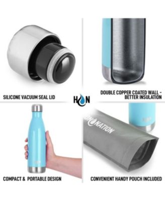 Stainless Steel Double Wall Insulated Metal Water Bottle