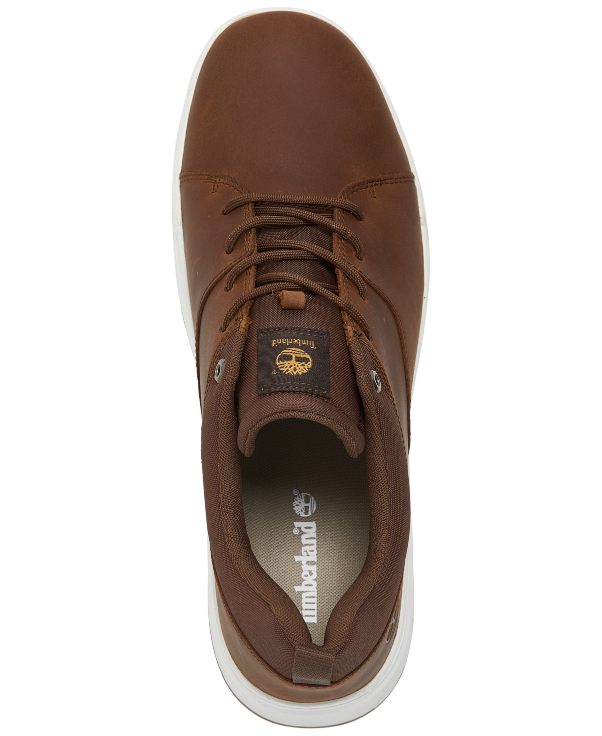 Shop Timberland Men's Maple Grove Leather Low Casual Sneakers From Finish Line In Glazed Gin