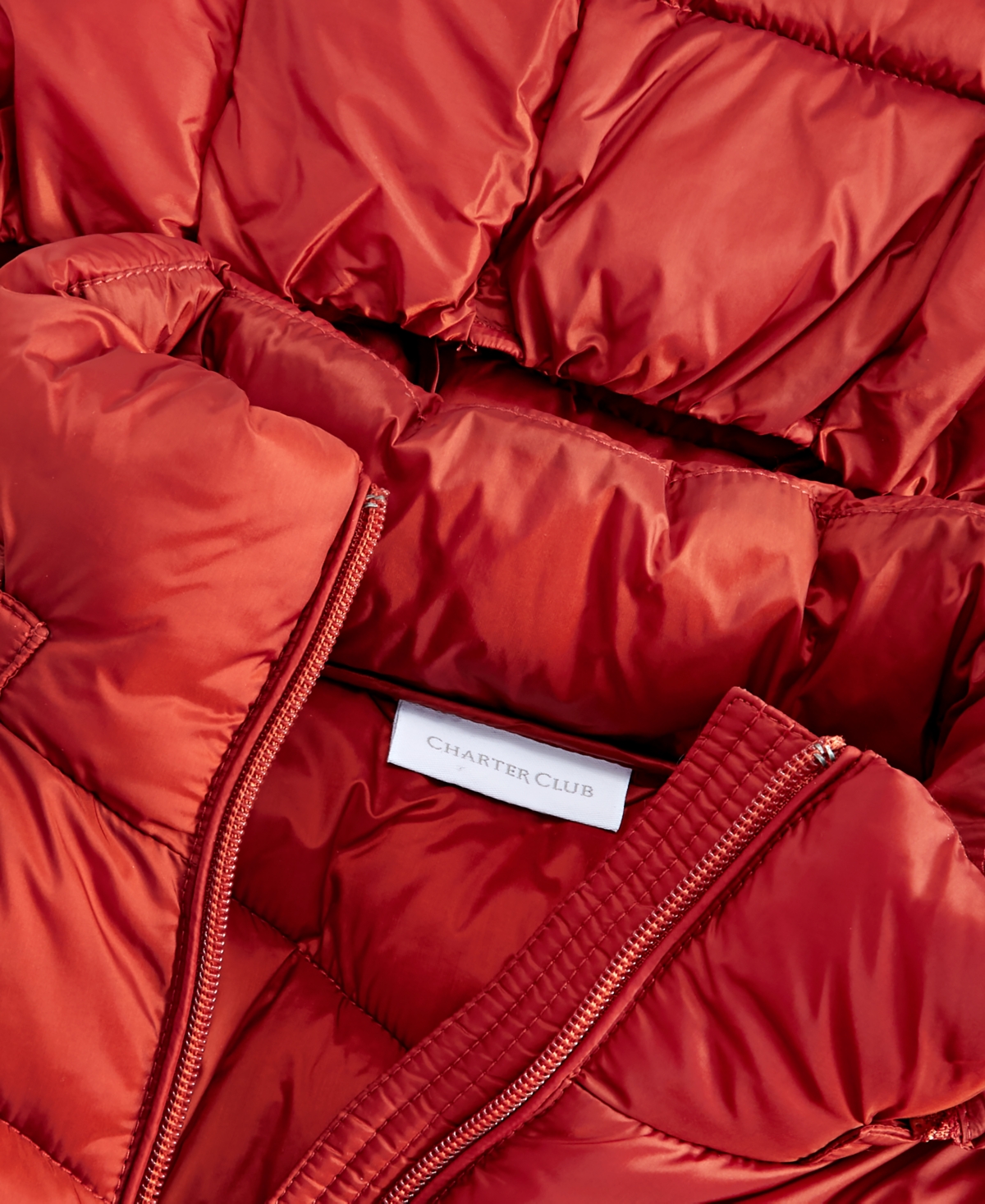 CHARTER CLUB WOMEN'S PACKABLE HOODED PUFFER COAT, CREATED FOR MACY'S 