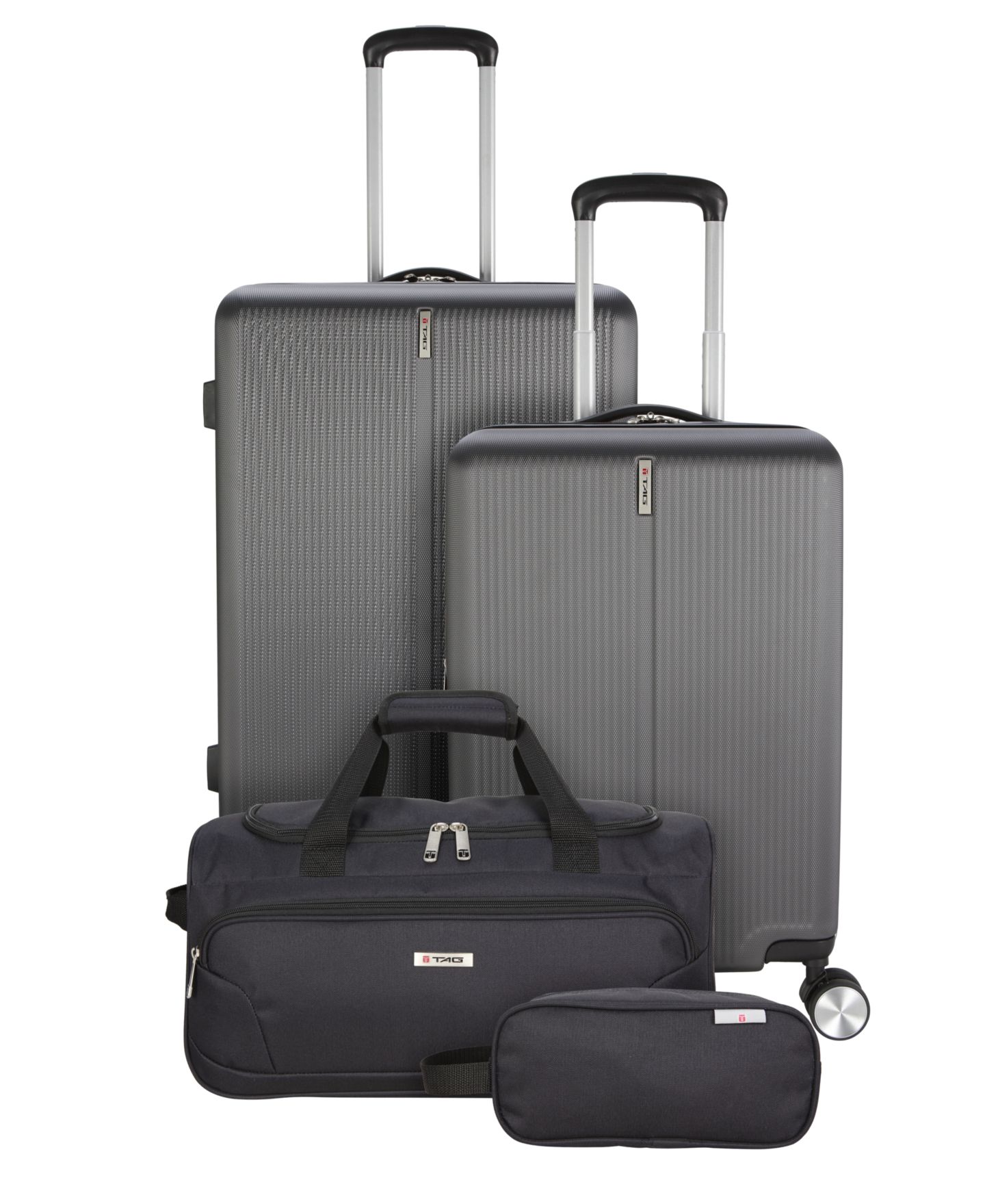 Чемоданы Tag Cityscape 4 Piece Hardside Luggage Set, Created for Macy's, цвет: Синий — фото 30