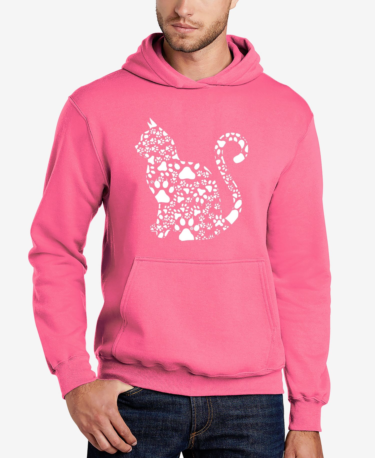 Cat Claws - Men's Word Art Hooded Sweatshirt