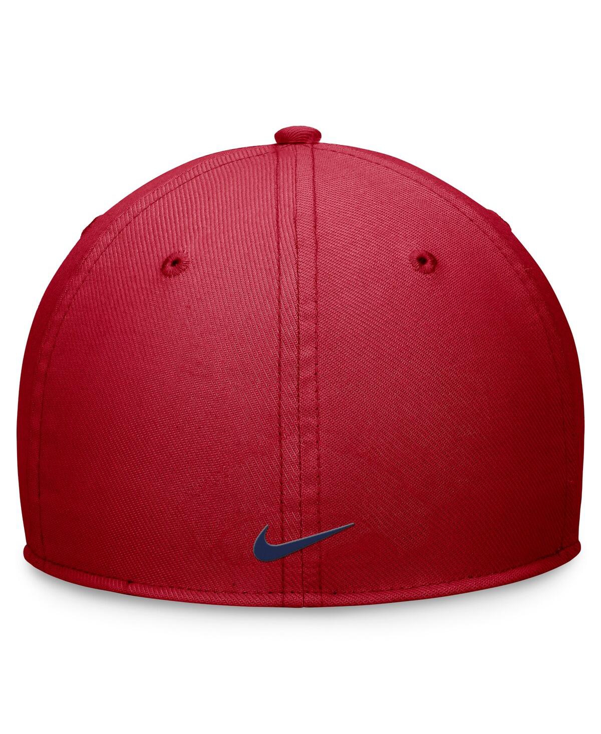 Nike Men's Chicago Cubs Evergreen Performance Flex Hat In Gym Red