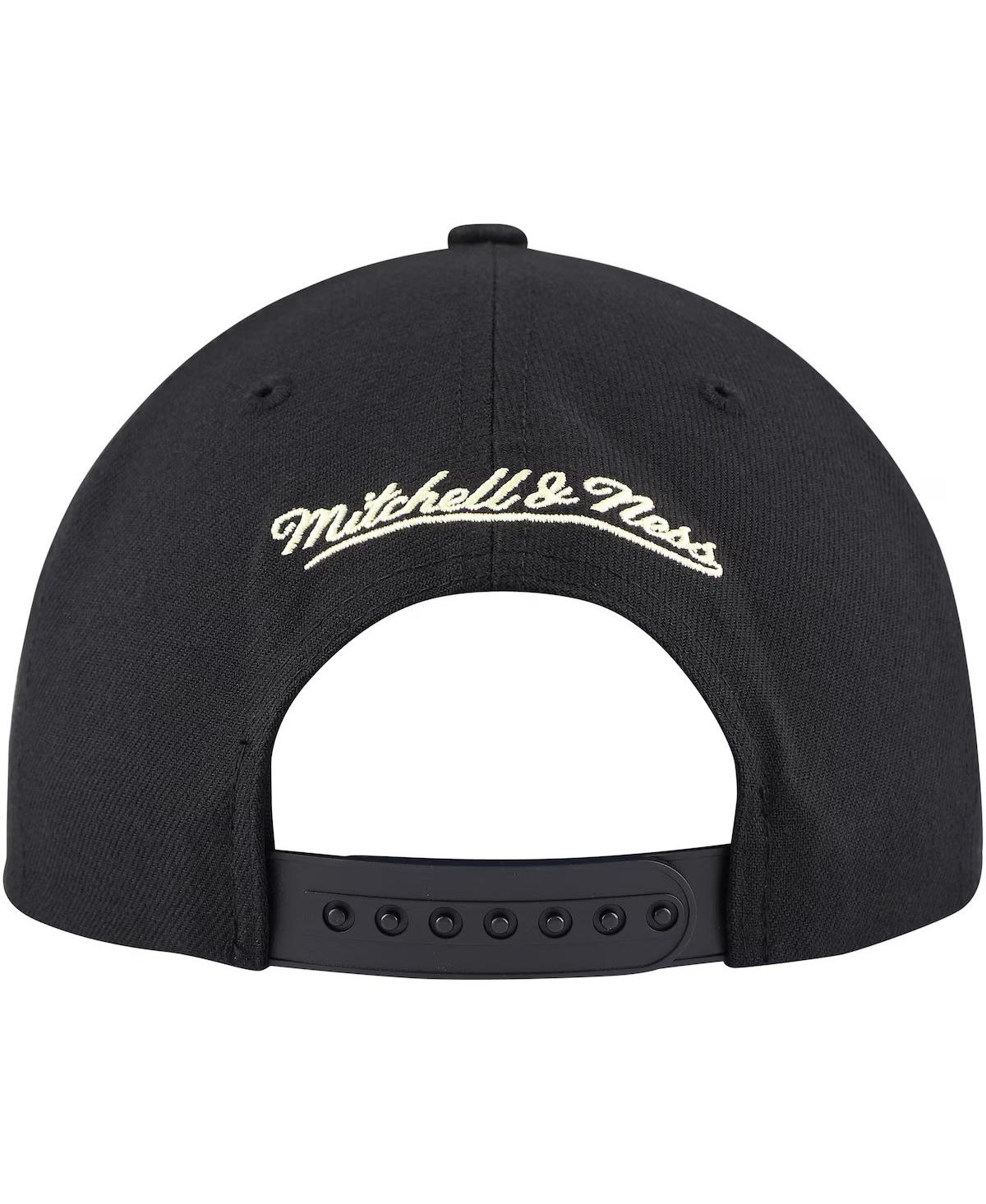 Mitchell & Ness Mitchell Ness Men's Black Chicago Blackhawks Core Team Script 2.0 Snapback Hat In Black