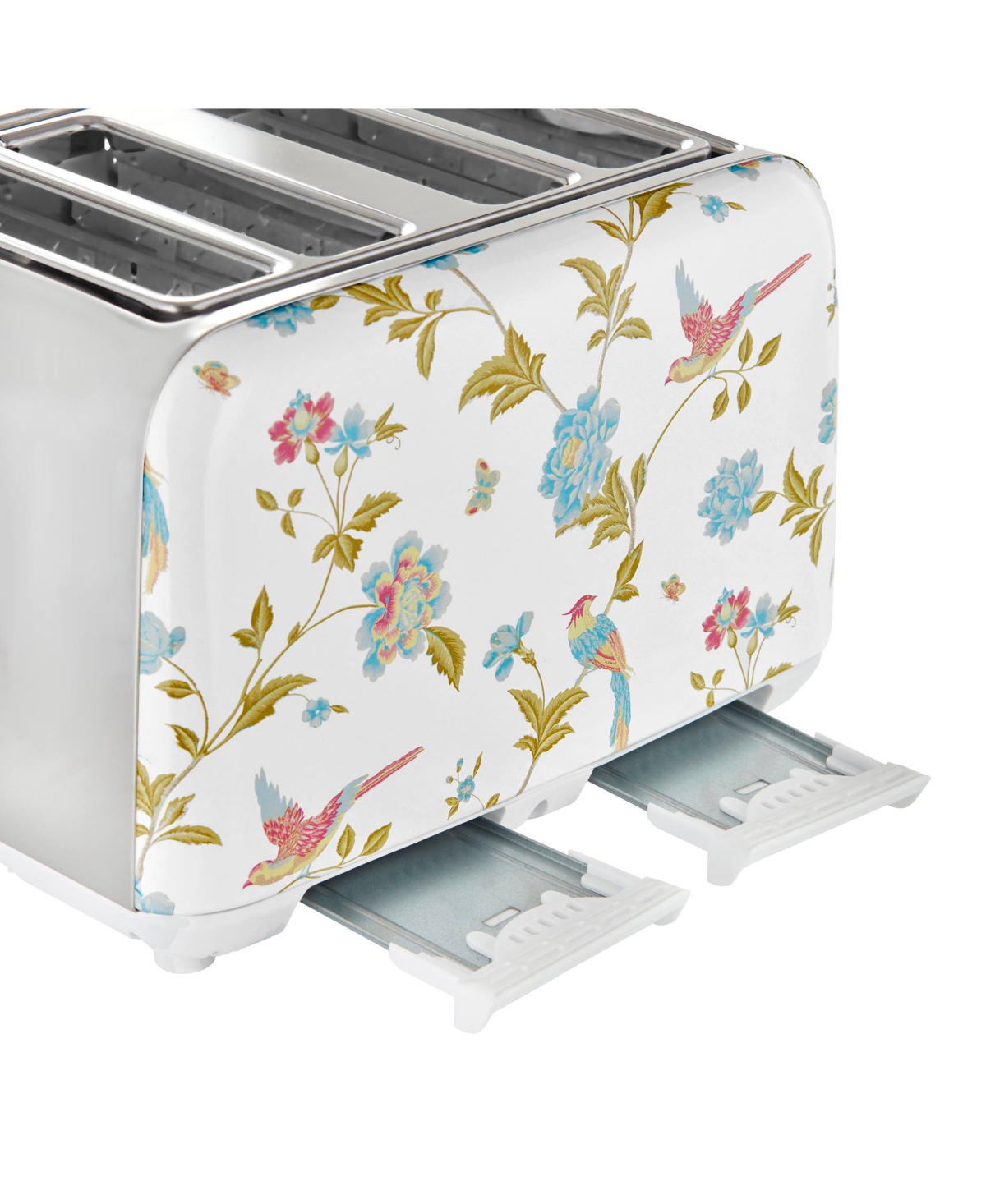 Laura Ashley Elveden White 4-slice Toaster In White