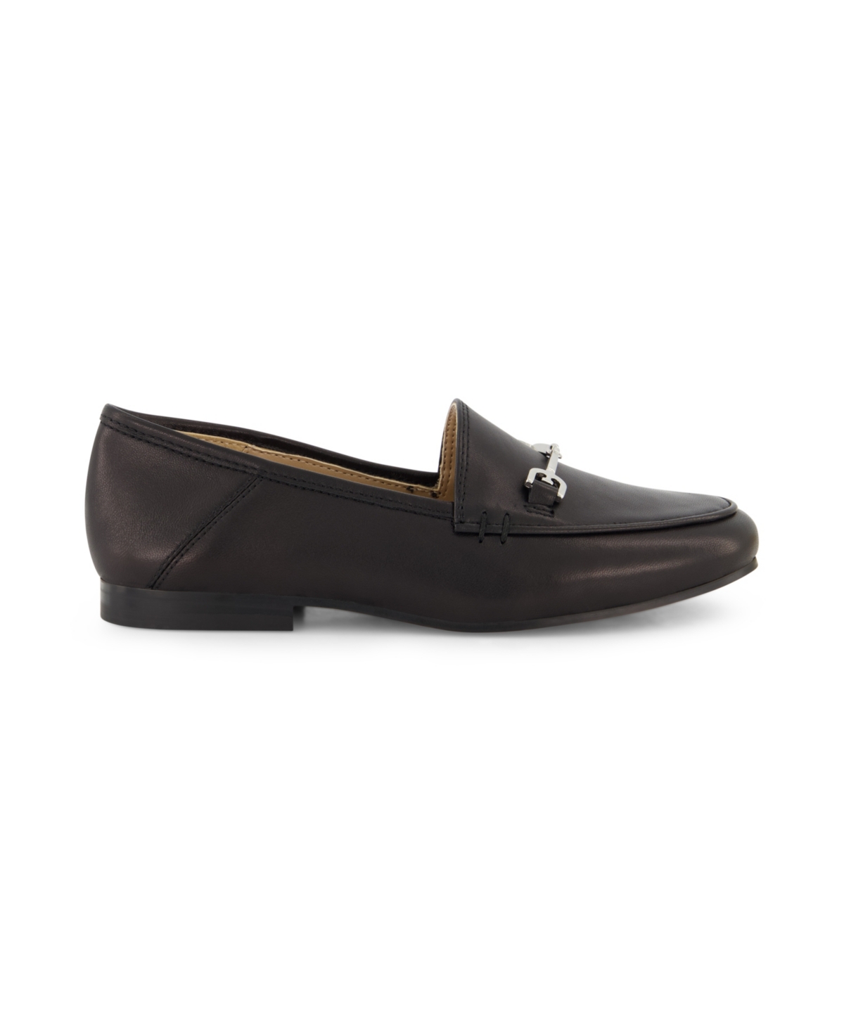 Shop Sam Edelman Little And Big Girls Leo Loraine Metallic Logo Loafer In Black