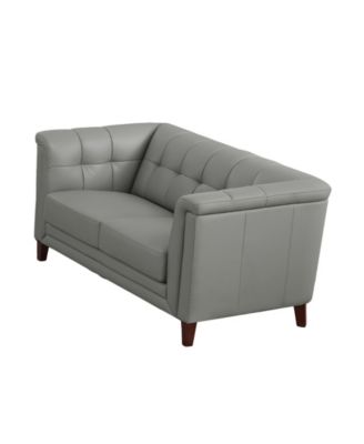 Arvo 62" Top Grain Leather Loveseat