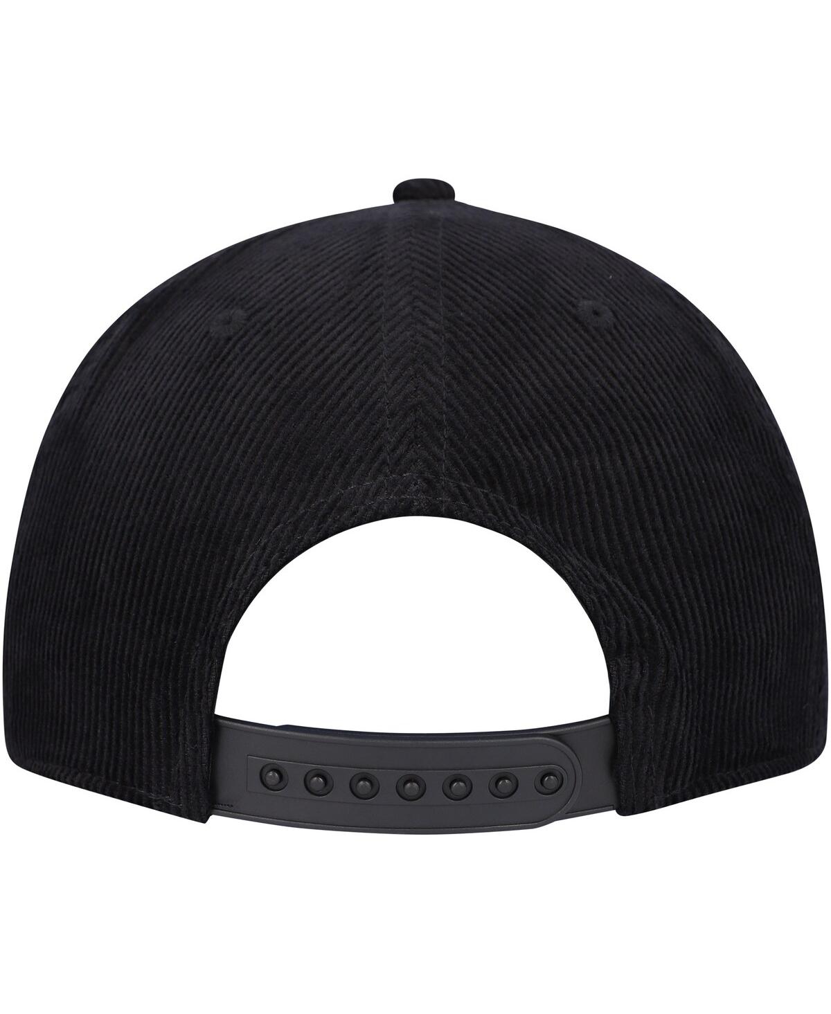 AMERICAN NEEDLE MEN'S BLACK MILLER ROSCOE CORDUROY ADJUSTABLE HAT 