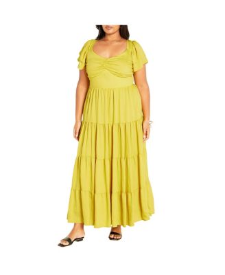 chinese dress ladies A&A Elegant Mesh Double Layer Maxi Dress