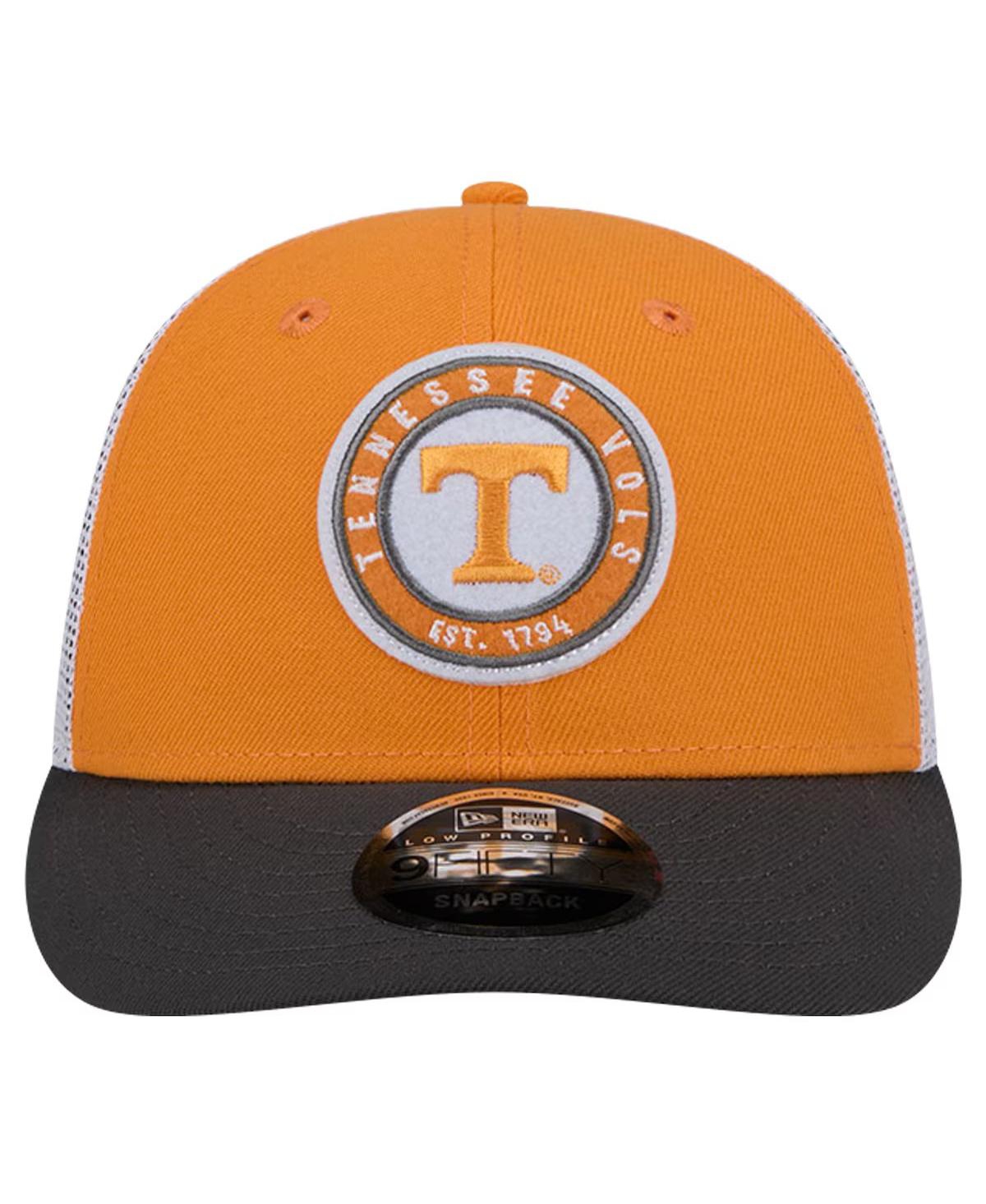 Shop New Era Men's Tennessee Orange Tennessee Volunteers Throwback Circle Patch 9fifty Trucker Snapback Hat