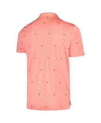 Men's Coral USMNT Groove Performance Polo
