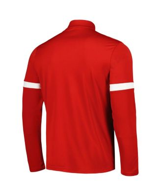 Men's Red Wisconsin Badgers 2023 Assist Warm Up Full-Zip Jacket