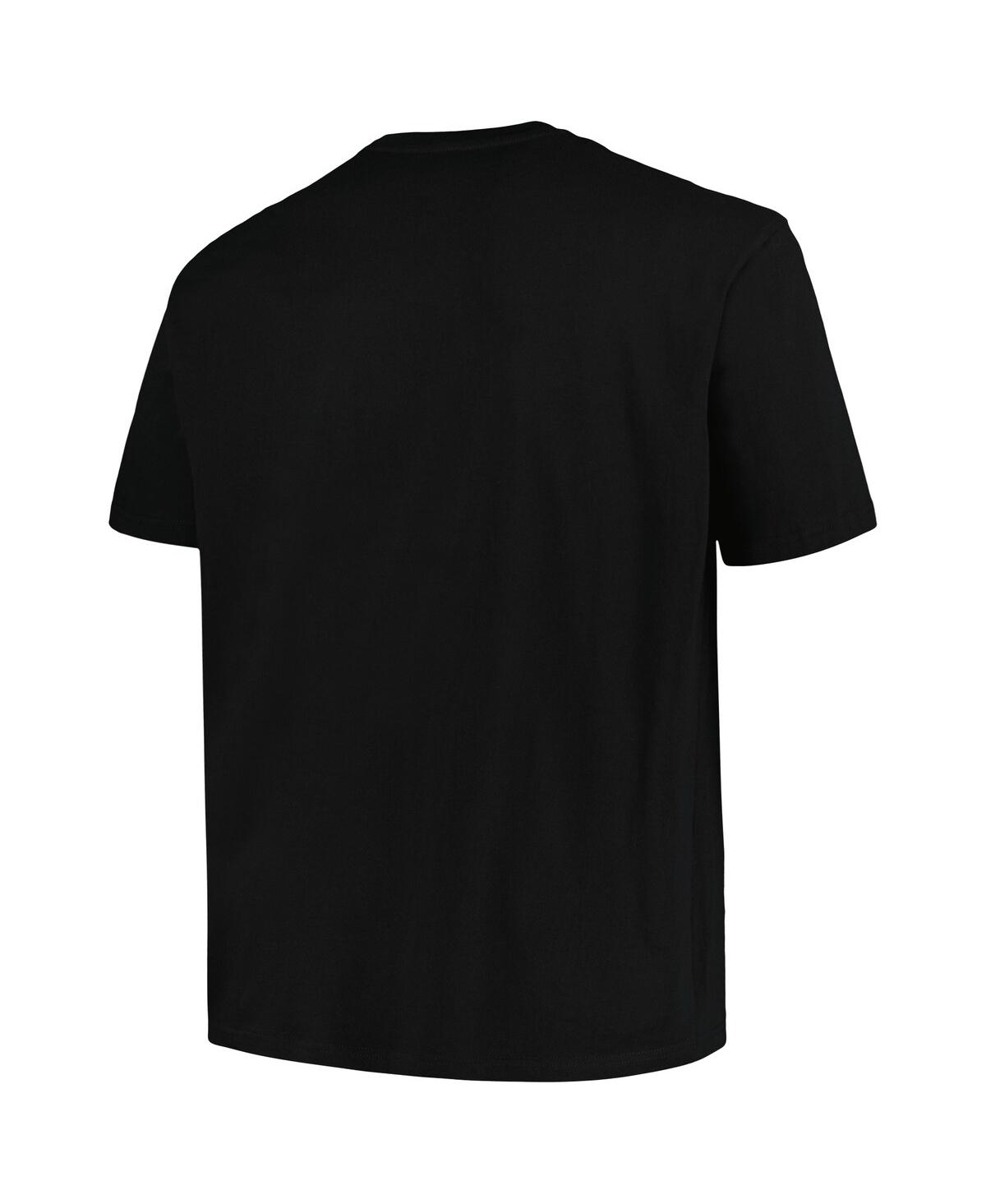 Shop Profile Men's Black Philadelphia Flyers Big Tall Arch Over Logo T-shirt