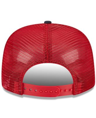 Men's White/Red St. Louis Cardinals Team Foam Front A-Frame Trucker 9Fifty Snapback Hat