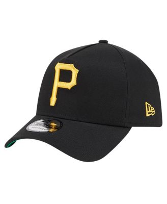 Men's Black Pittsburgh Pirates Team Color A-Frame 9Forty Adjustable Hat