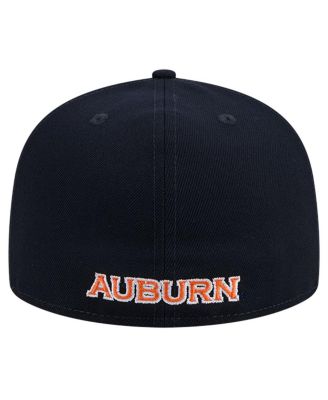 Men's Navy Auburn Tigers Throwback 59Fifty Fitted Hat