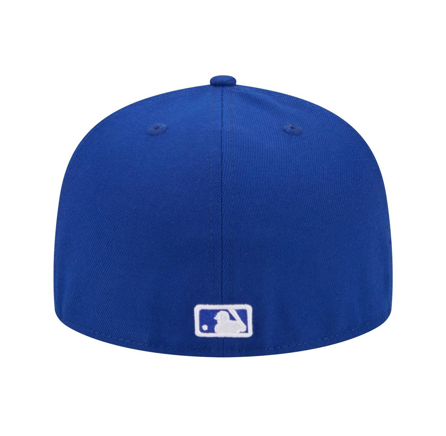 Men's Royal Cleveland Guardians White Logo 59Fifty Fitted Hat