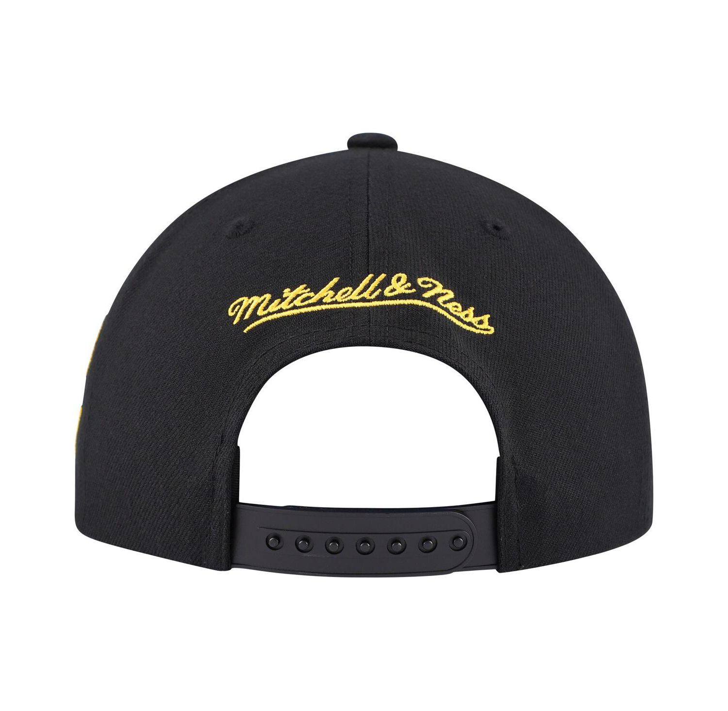Mitchell Ness Men's Black Calgary Flames Core Team Script 2.0 Snapback Hat