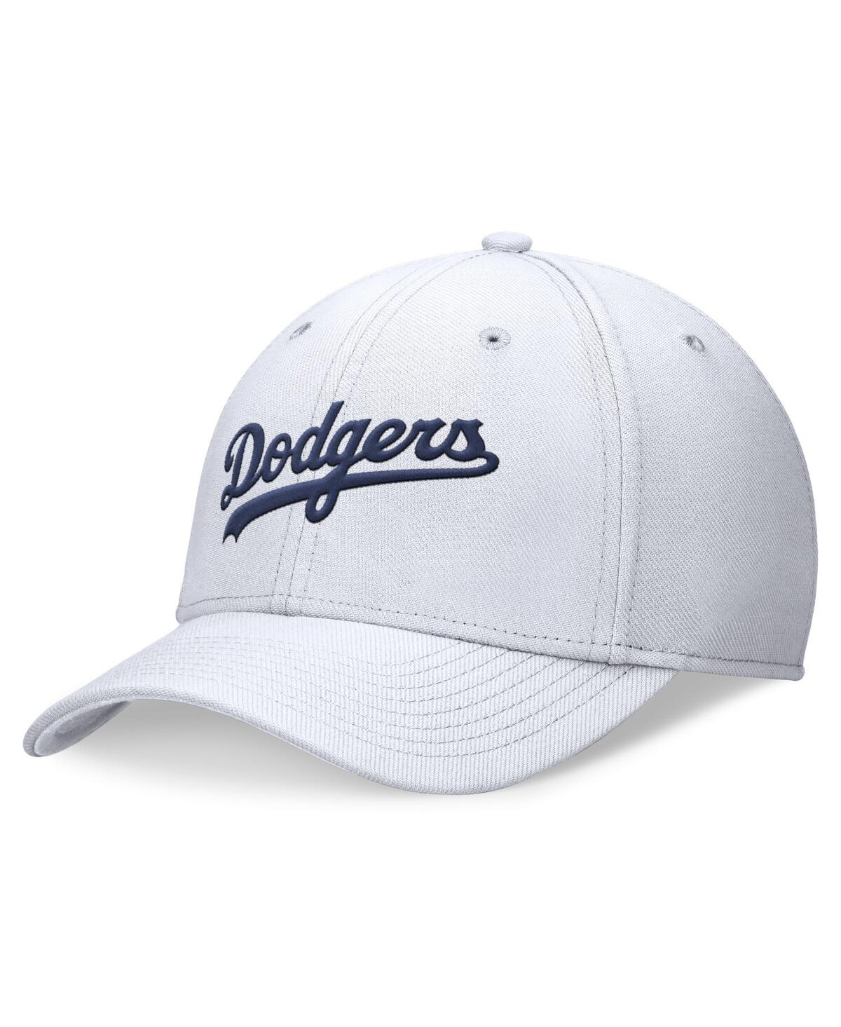 Nike Men's Los Angeles Dodgers Evergreen Performance Flex Hat In White