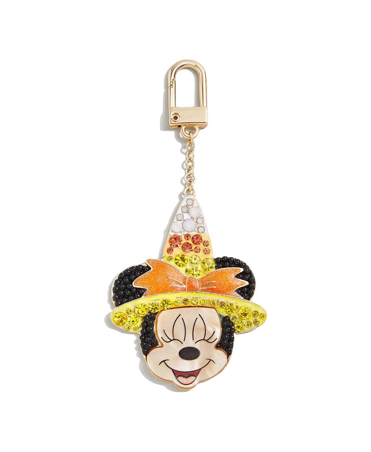 Shop Baublebar Minnie Mouse Candy Corn Keychain In Orange