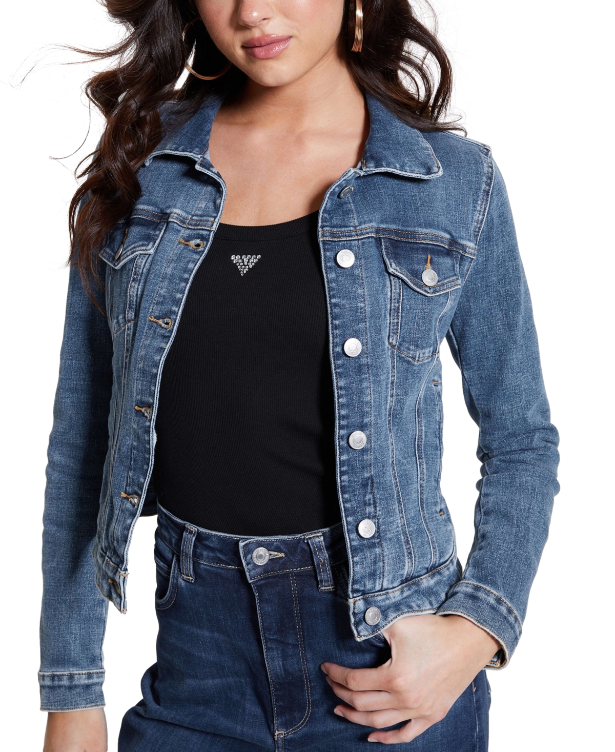 Guess Women's Denim Trucker Jacket