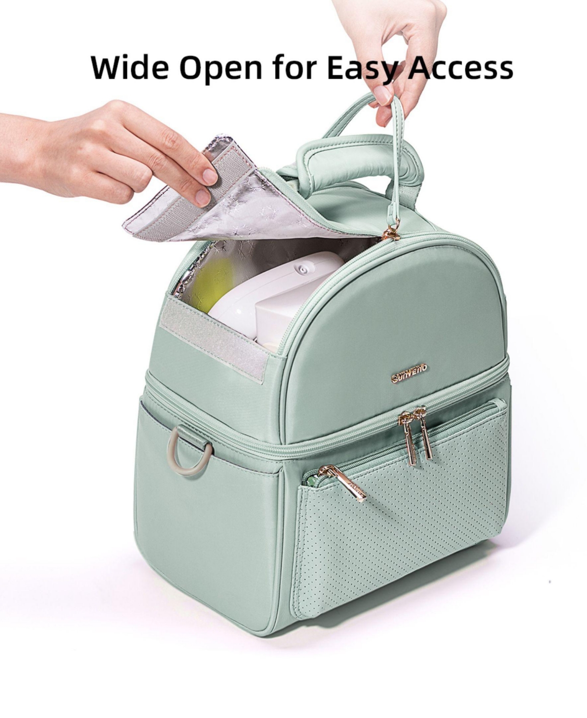Sunveno Breastmilk Cooler Bag with Detachable Insulation Box Set