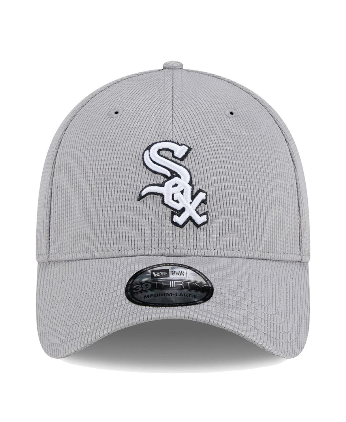 Shop New Era Men's Gray Chicago White Sox Active Pivot 39thirty Flex Hat