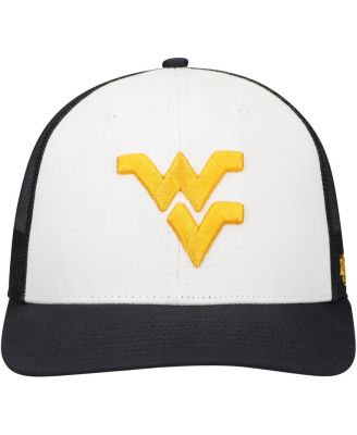 47 Brand Men's White/Navy West Virginia Mountaineers Freshman Trucker Adjustable Hat
