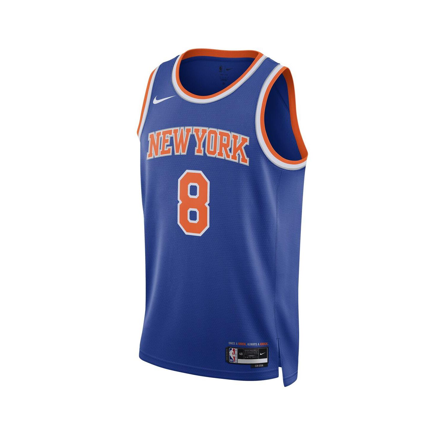 Men's and Women's OG Anunoby Blue New York Knicks Swingman Jersey - Icon Edition
