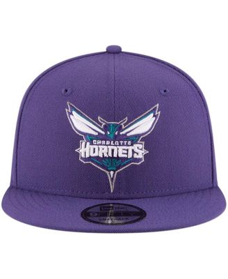 Men's Purple Charlotte Hornets Official Team Color 9fifty Snapback Hat