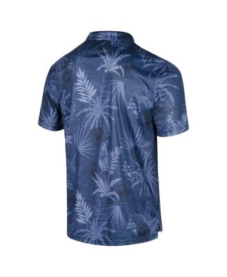 Men's Black Iowa Hawkeyes Big Tall Palms Polo