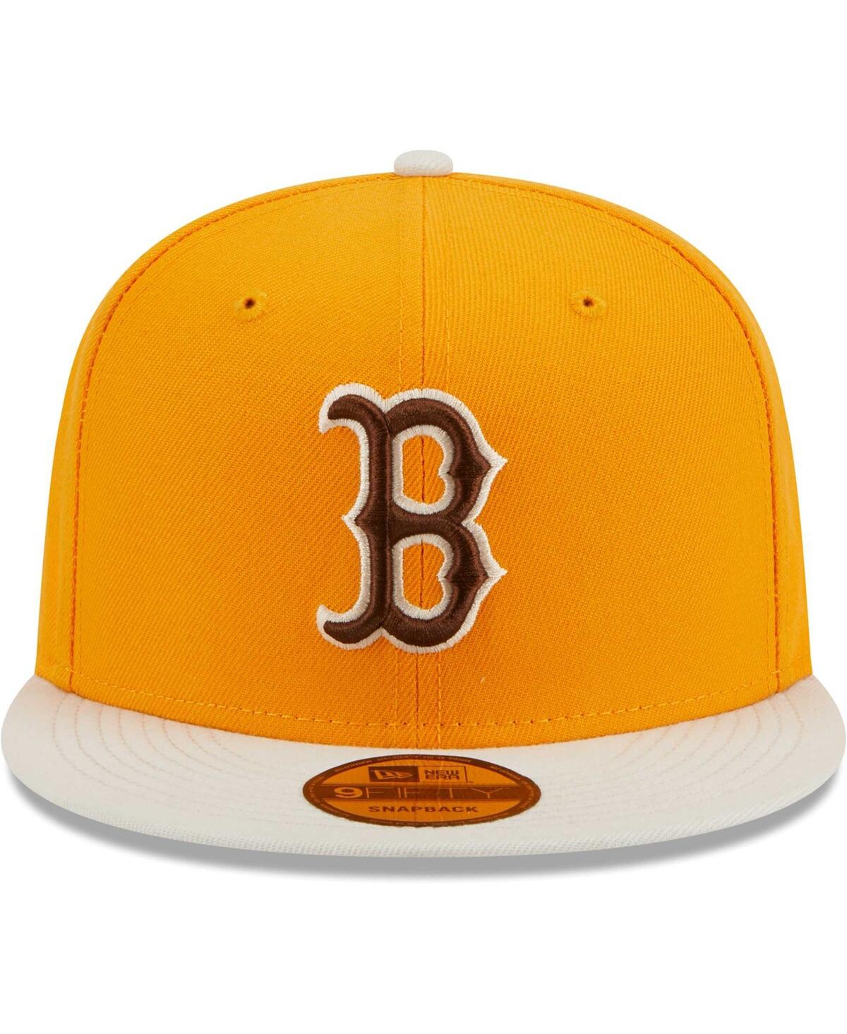 Shop New Era Men's Gold Boston Red Sox Tiramisu 9fifty Snapback Hat