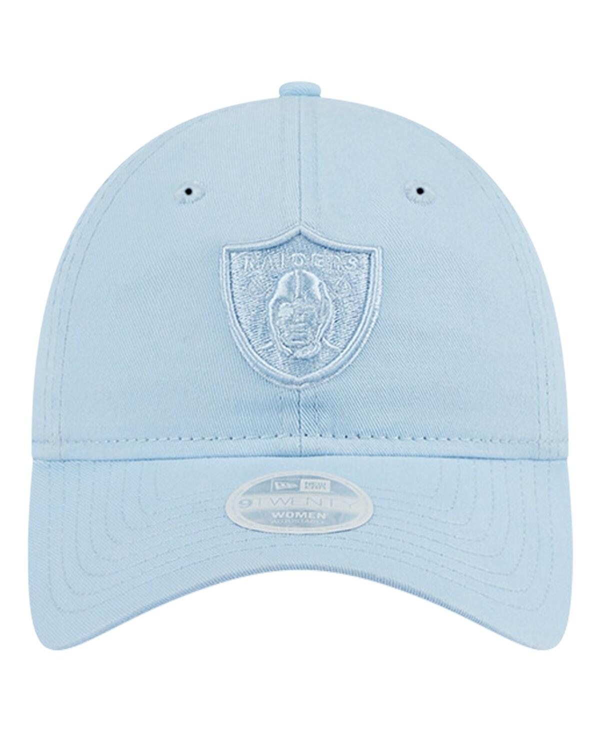 New Era Women'sLas Vegas Raiders Color Pack 9Twenty Adjustable Hat - Light Blue