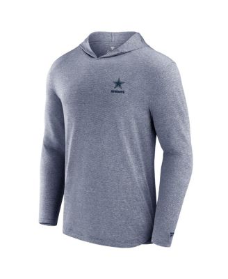 Men's Navy Dallas Cowboys Front Office Tech Lightweight Hoodie T-Shirt