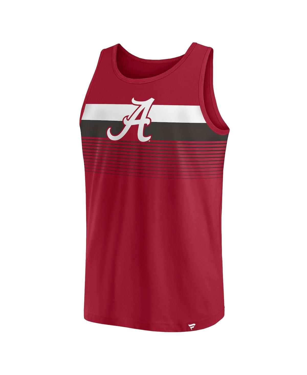 Fanatics Branded Men's Crimson Alabama Crimson Tide Wild Game Tank Top In Bc,bcs