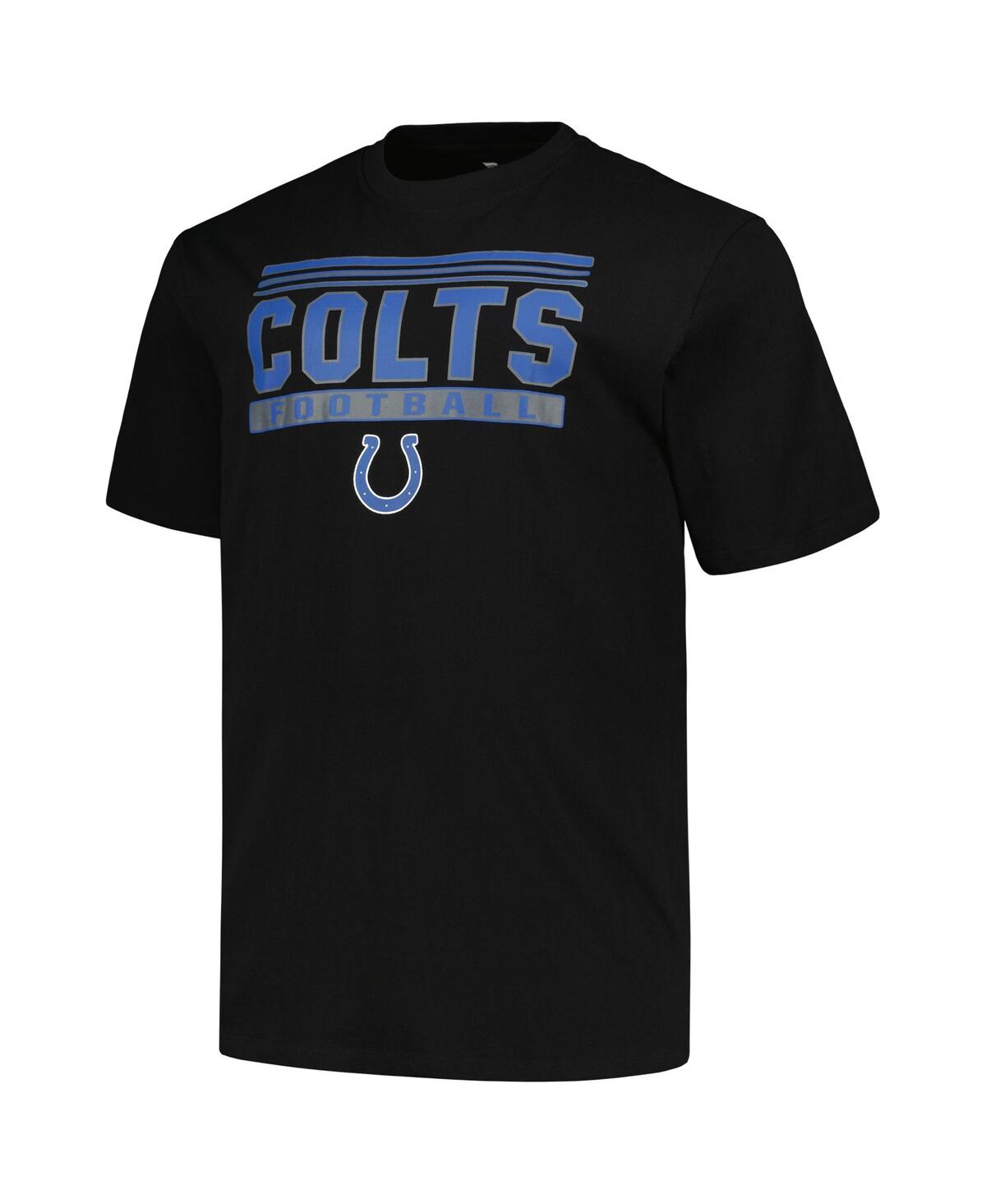 Fanatics Branded Men'sIndianapolis Colts Big Tall Pop T-Shirt - Black