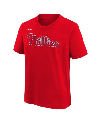 Youth Bryce Harper Red Philadelphia Phillies Home Player Name Number T-Shirt