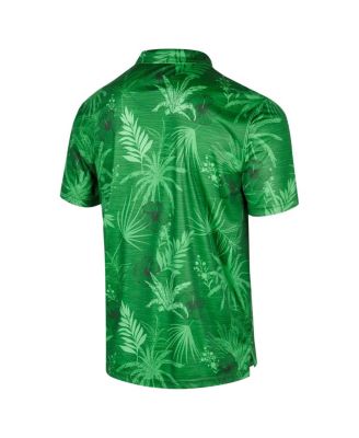 Men's Black Iowa Hawkeyes Big Tall Palms Polo