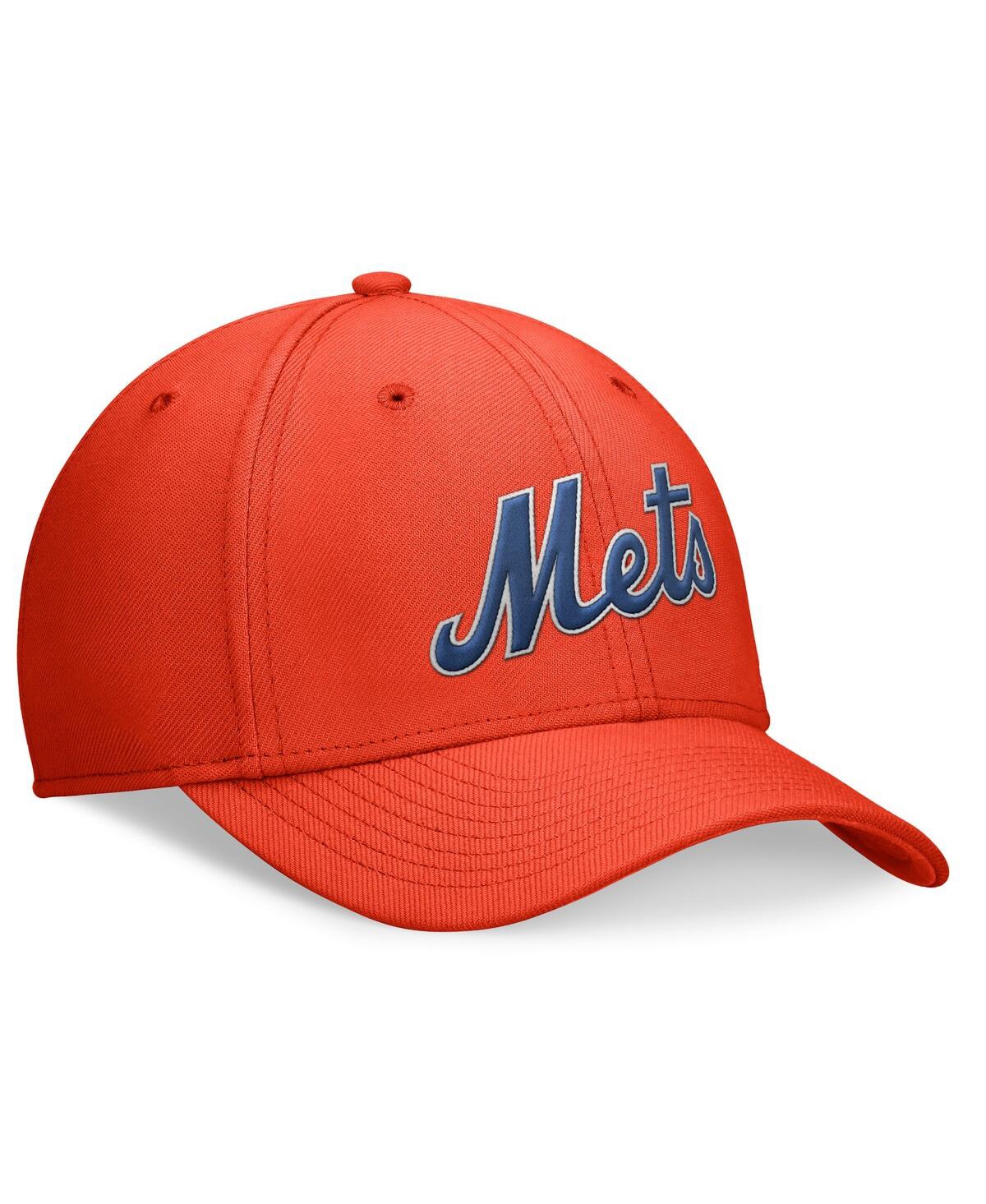 Shop Nike Men's Orange New York Mets Evergreen Performance Flex Hat