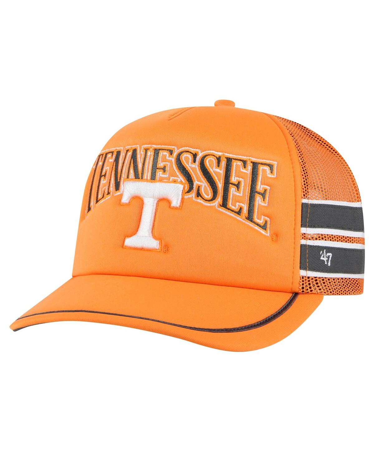 Shop 47 Brand Men's Orange Tennessee Volunteers Sideband Trucker Adjustable Hat