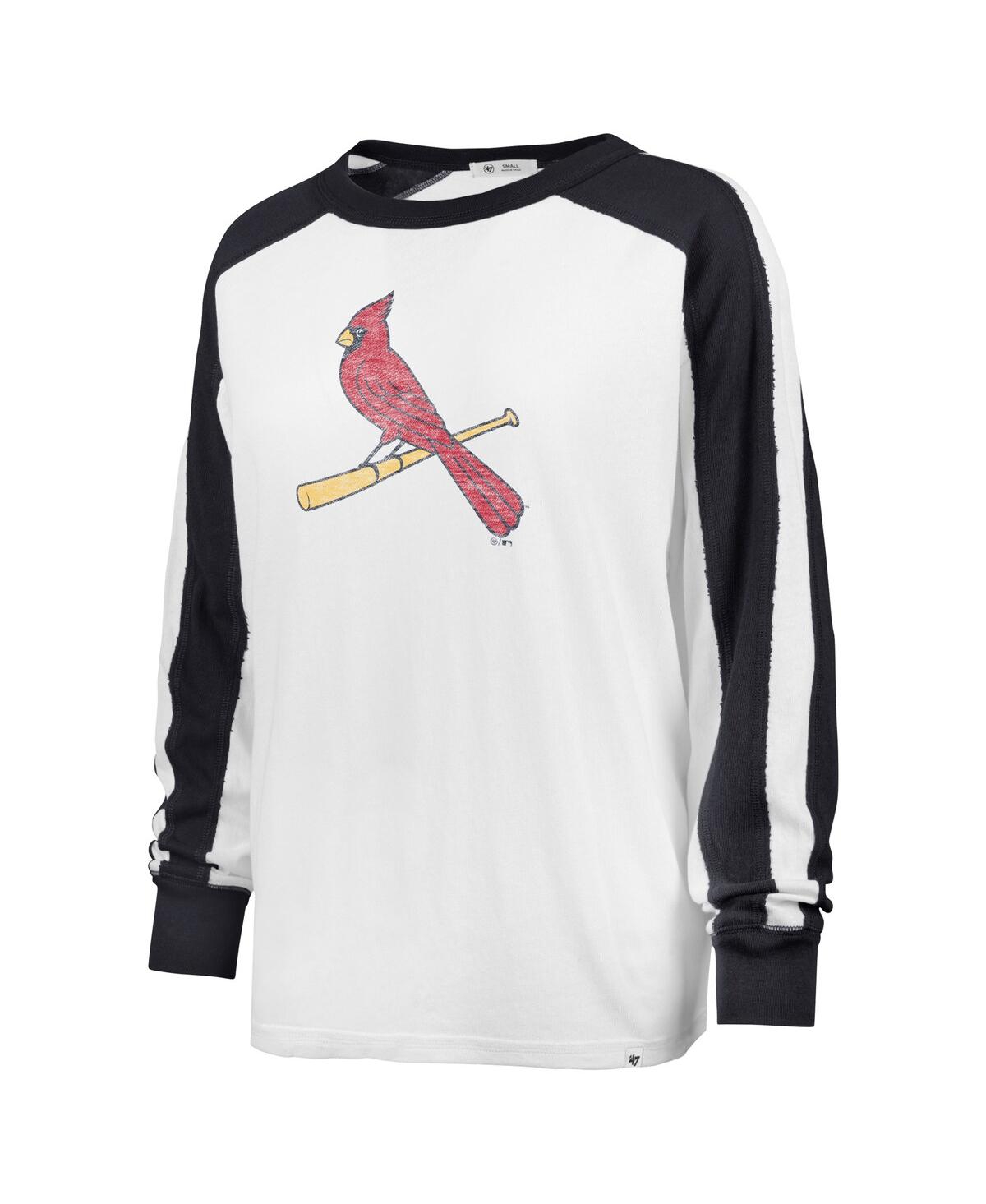47 Brand Women'sSt. Louis Cardinals Premier Caribou Long Sleeve T-Shirt - White